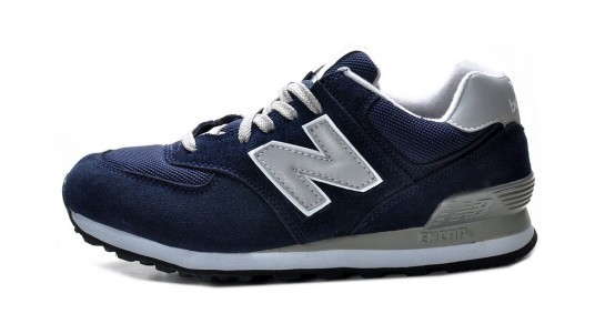 new balance 574 bleu marine argent